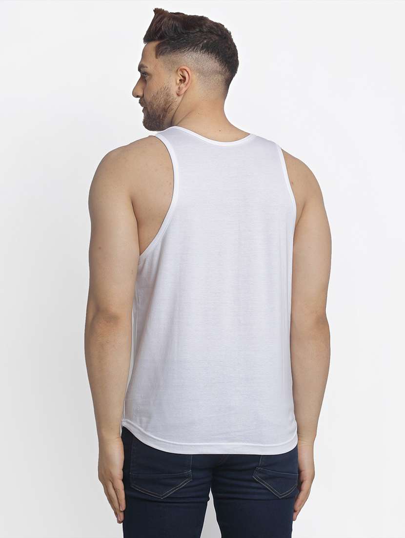 white printed vest - 17868998 -  Standard Image - 2