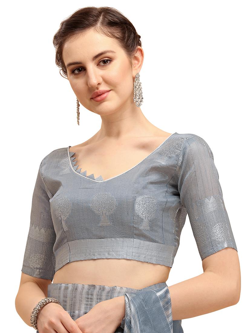 zari work banarasi saree - 17870986 - Standard Image - 2