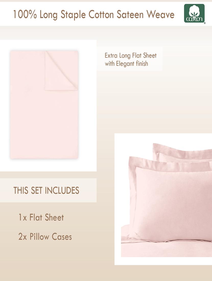 pink cotton bedsheet - 17871894 - Standard Image - 2