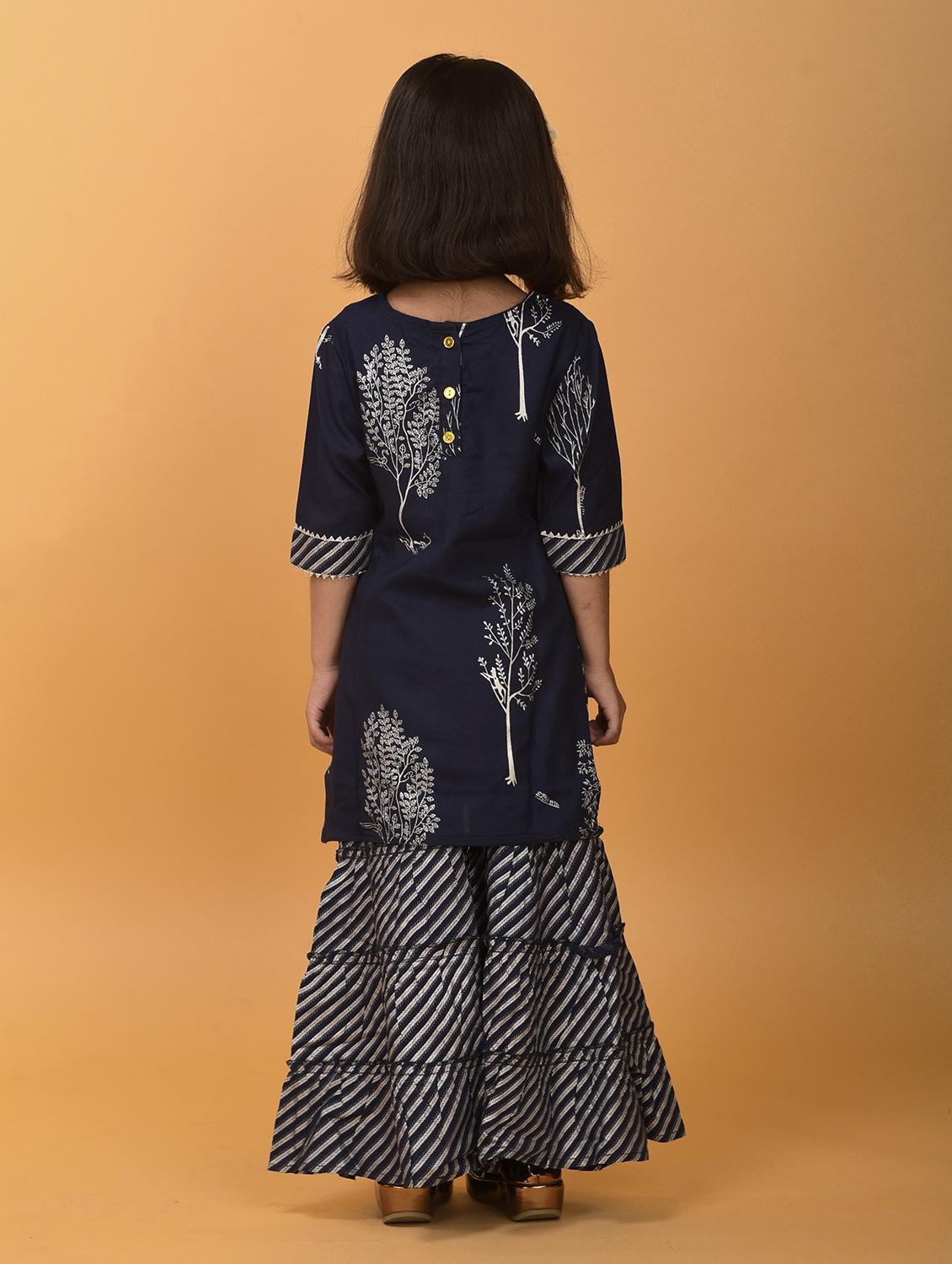 navy blue rayon suit set - 17872847 - Standard Image - 7