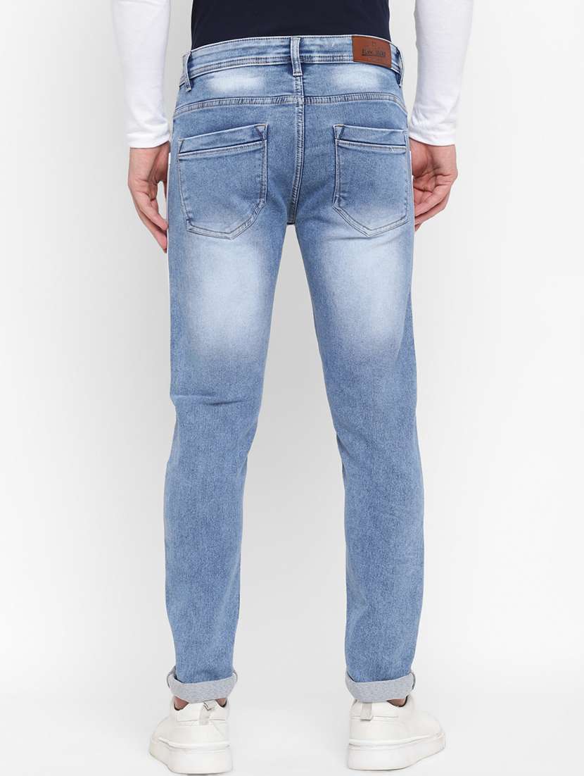 mens slim fit plain jeans - 17874816 - Standard Image - 2