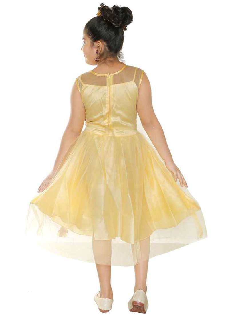 negup midi/knee length beach wear dress  (beige, sleeveless) - 17874850 -  Standard Image - 2