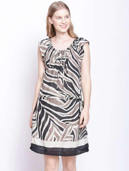 women's  self design dress - 17875193 -  Standard Image - 0