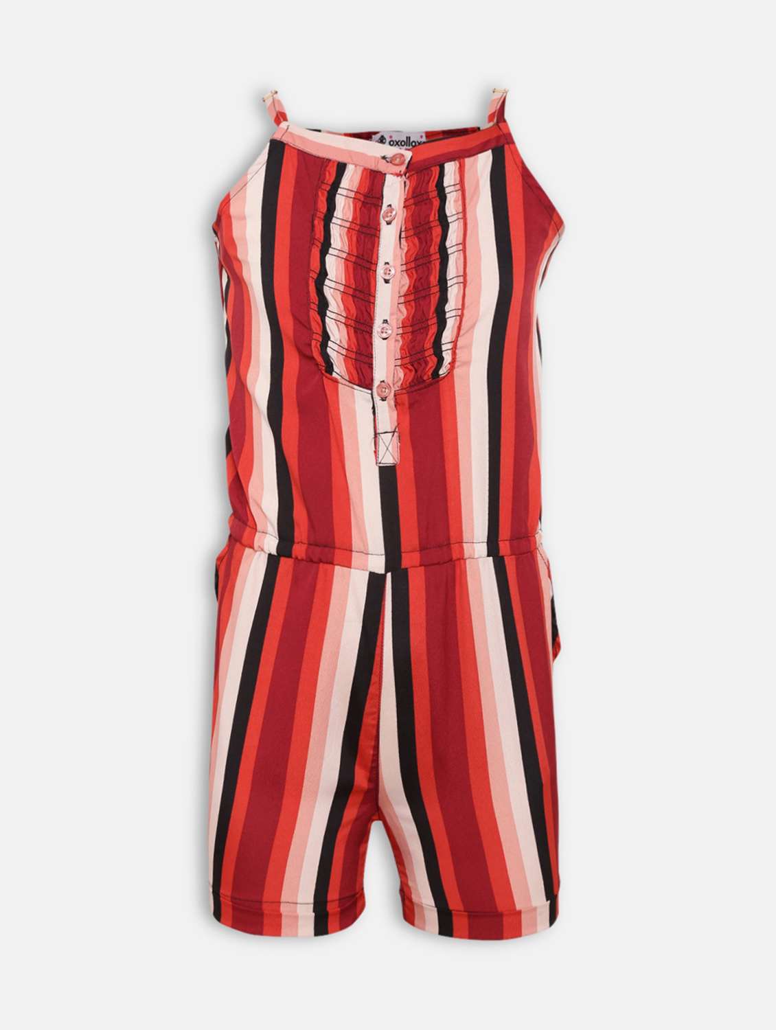 red striped playsuit