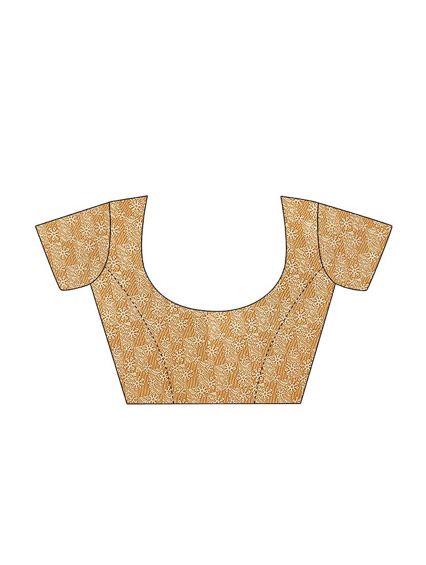 floral printed saree with blouse - 17882712 - Standard Image - 2