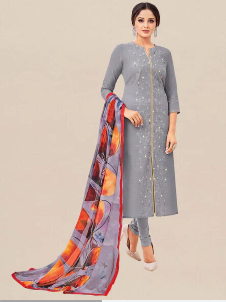 unstitched phulkari dress material for women - 17883641 - Standard Image - 2