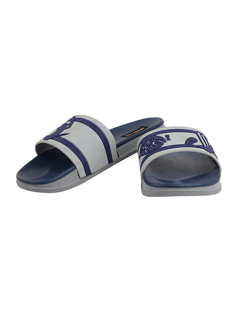 grey rubber slip on flip flops - 17885323 - Standard Image - 2