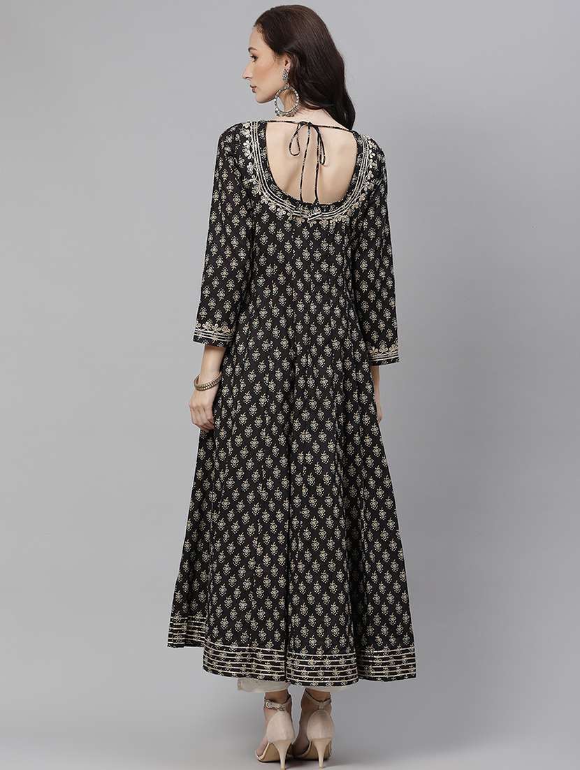 women's flared kurta - 17886001 -  Standard Image - 2