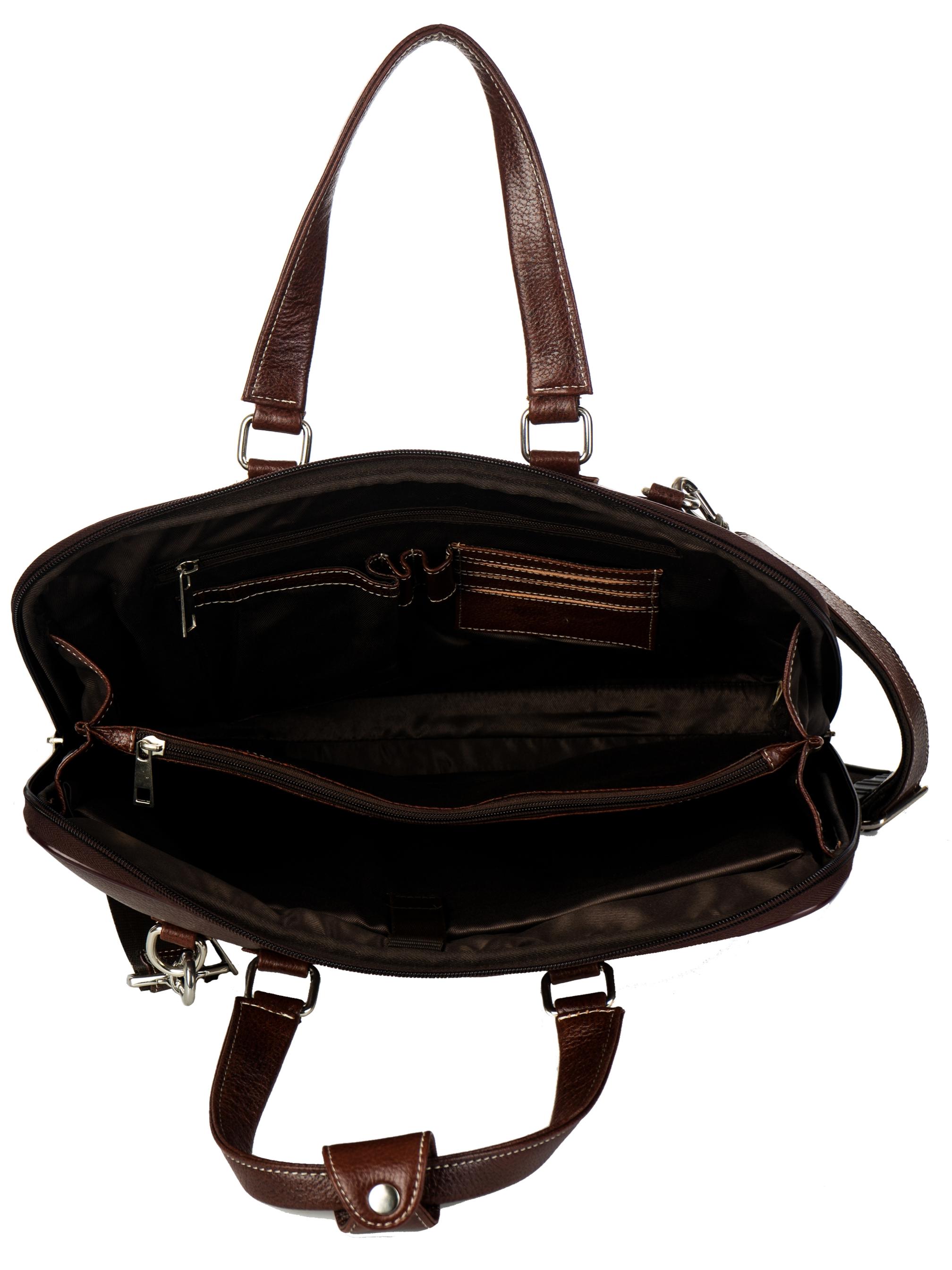 fashion villa presents leather messenger laptop - 17886309 - Standard Image - 2