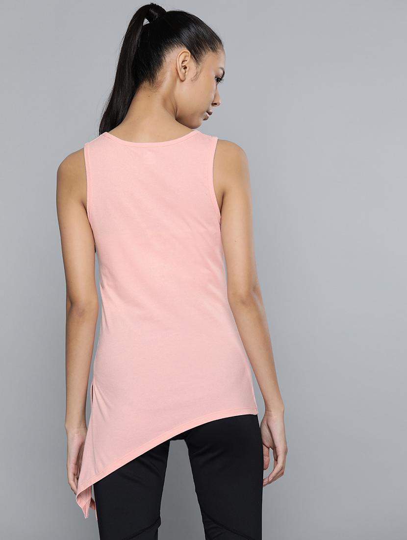 asymmetric hem tank tee - 17889791 - Standard Image - 2