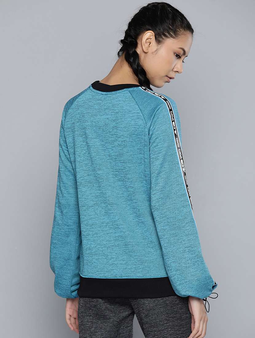 side taped sleeved  sweatshirt - 17889795 -  Standard Image - 2