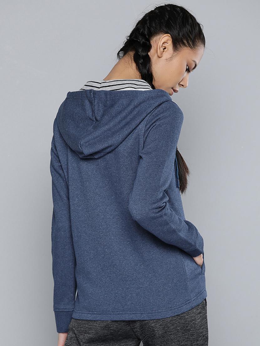 hooded neck solid jacket - 17889796 - Standard Image - 2