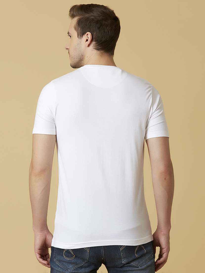 white printed t-shirt - 17889904 -  Standard Image - 2
