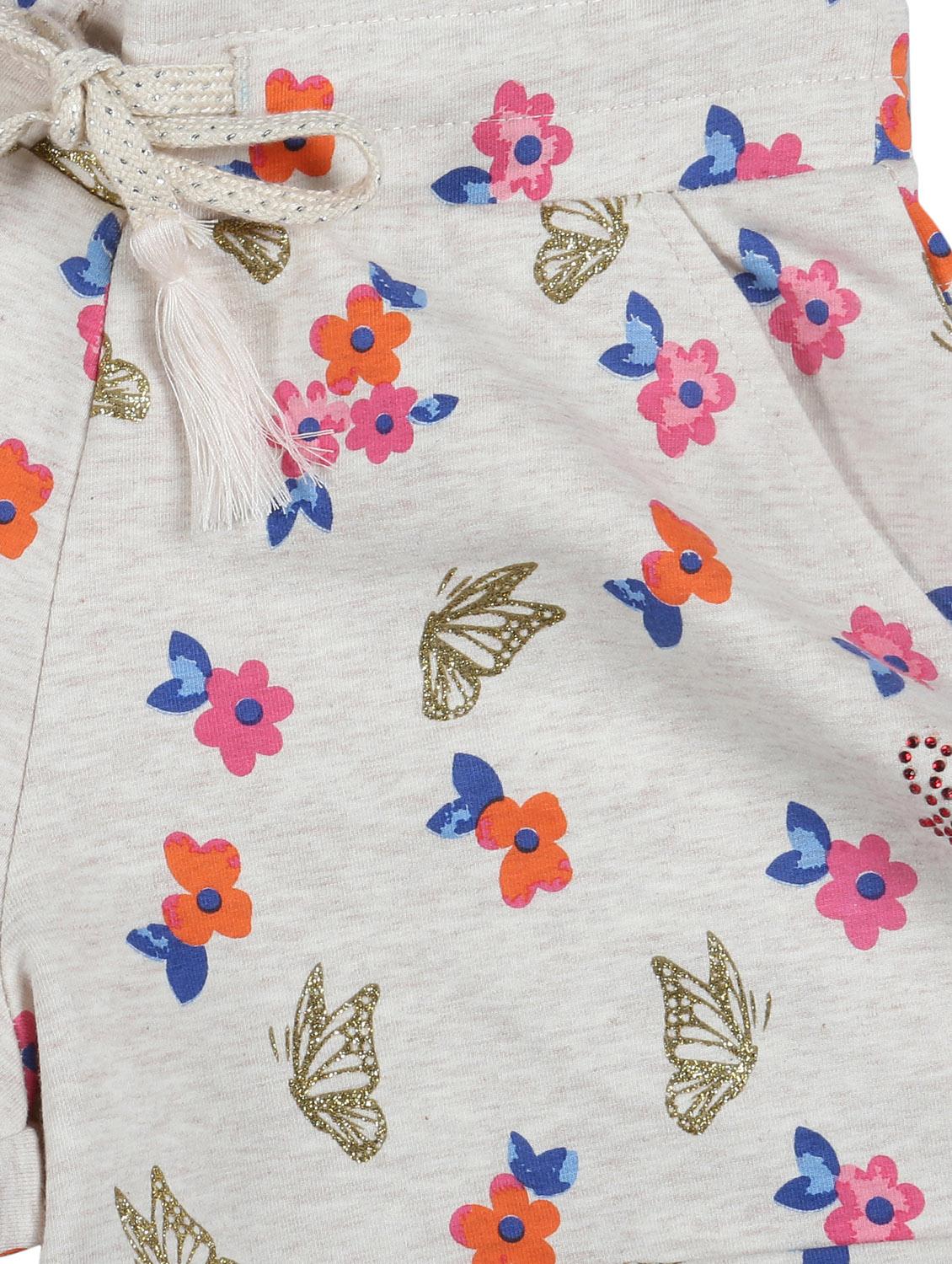 beige printed shorts - 17890189 - Standard Image - 2