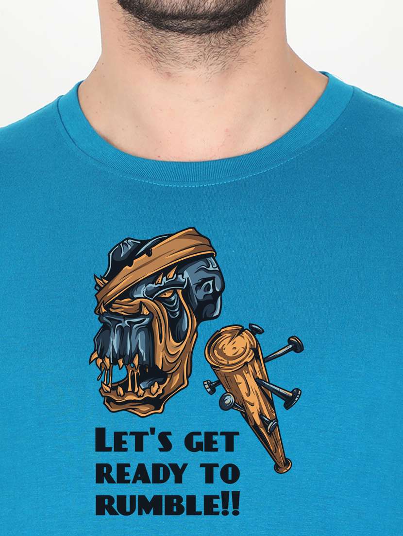 blue printed t-shirt - 17890610 -  Standard Image - 2