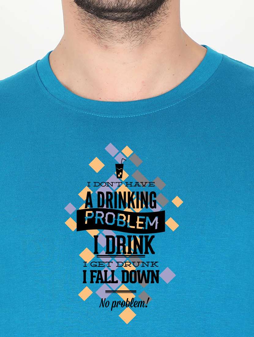 blue printed t-shirt - 17890662 -  Standard Image - 2