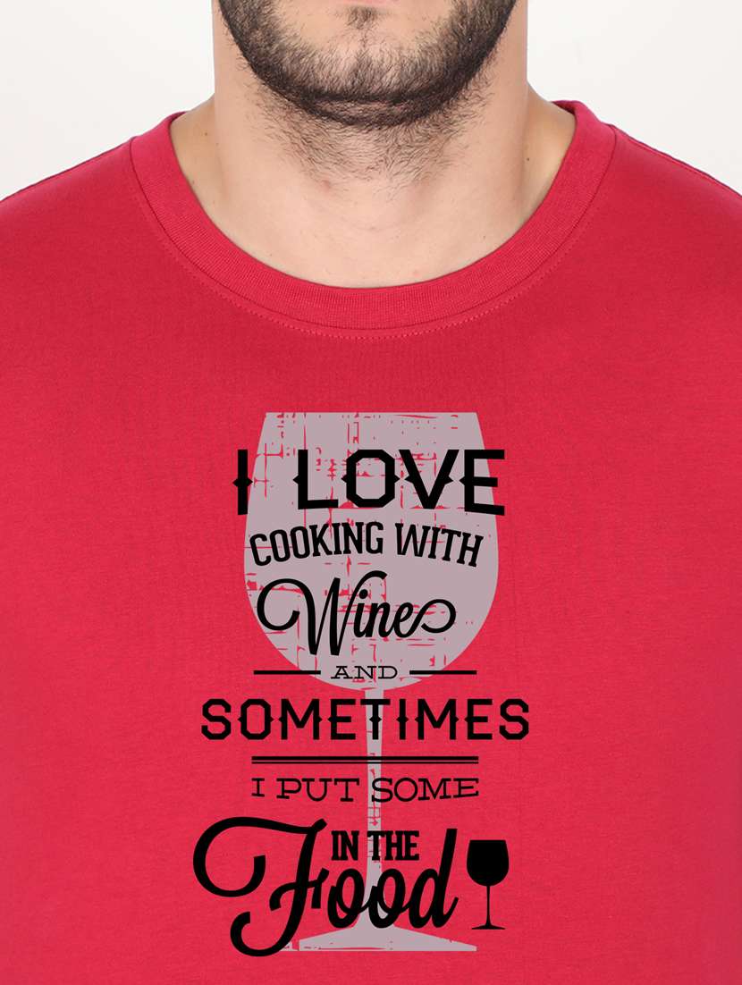 red front print t-shirt - 17890691 -  Standard Image - 2