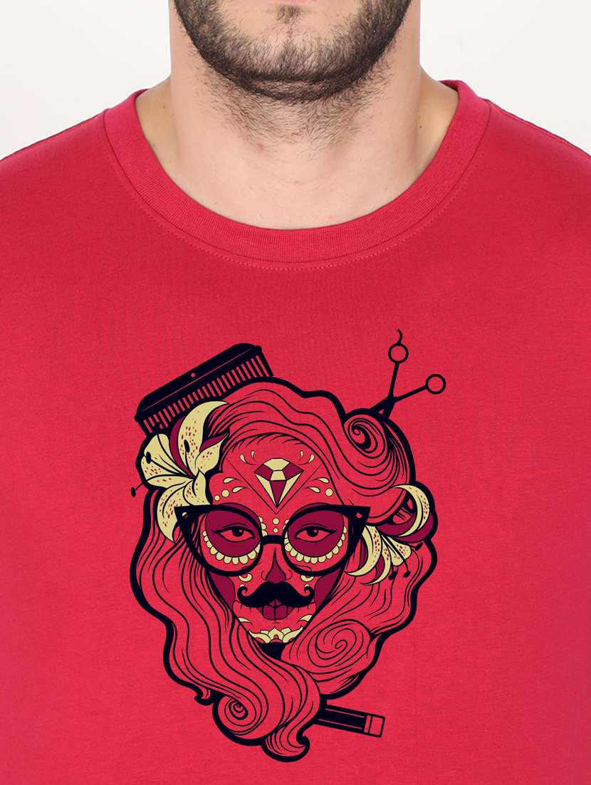 red front print t-shirt - 17890788 -  Standard Image - 2