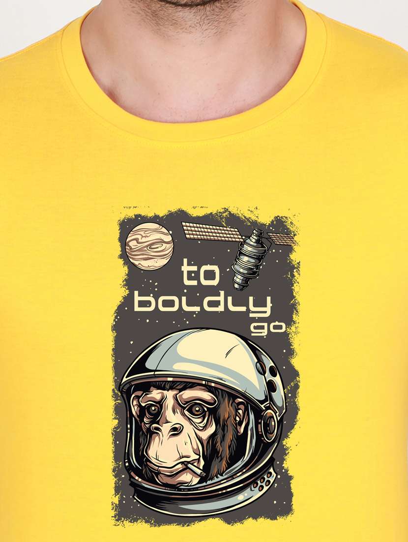 yellow printed t-shirt - 17891040 -  Standard Image - 2