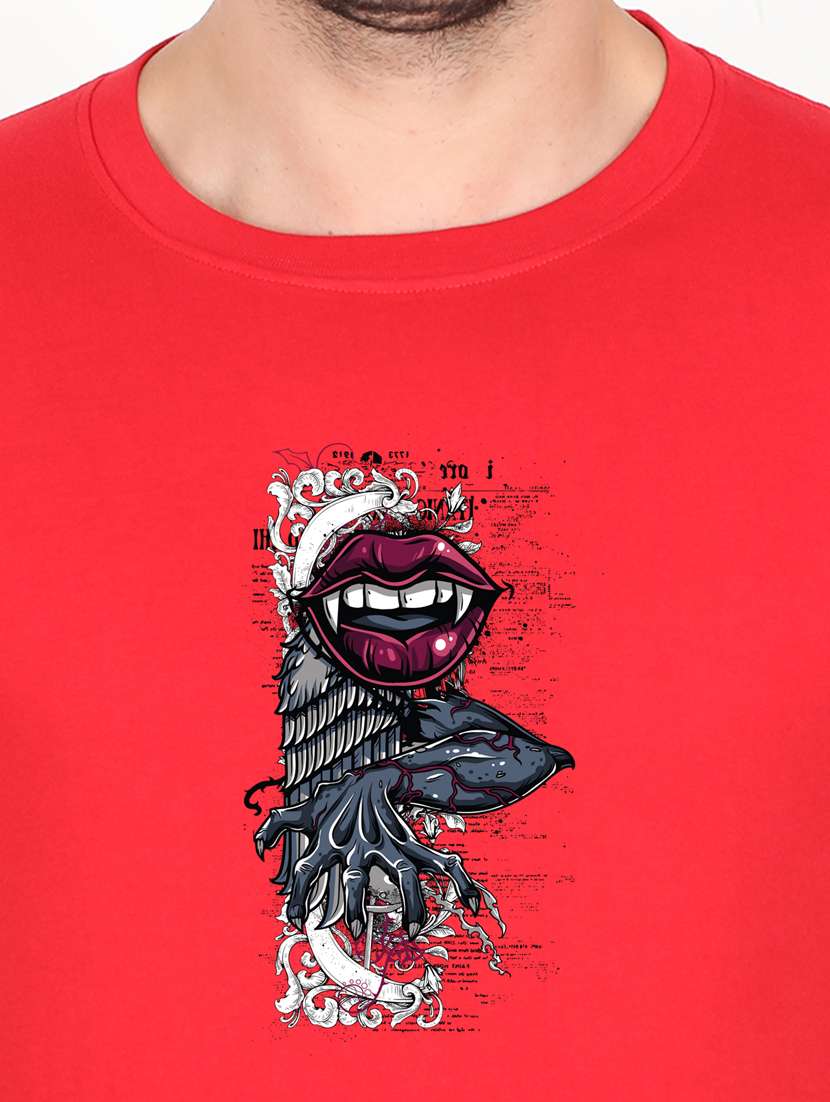 red printed t-shirt - 17891053 -  Standard Image - 2