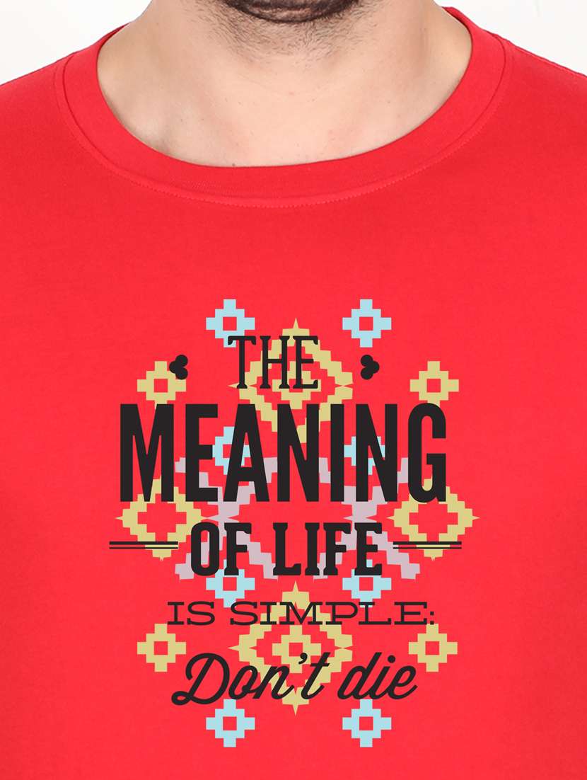 red printed t-shirt - 17891065 -  Standard Image - 2