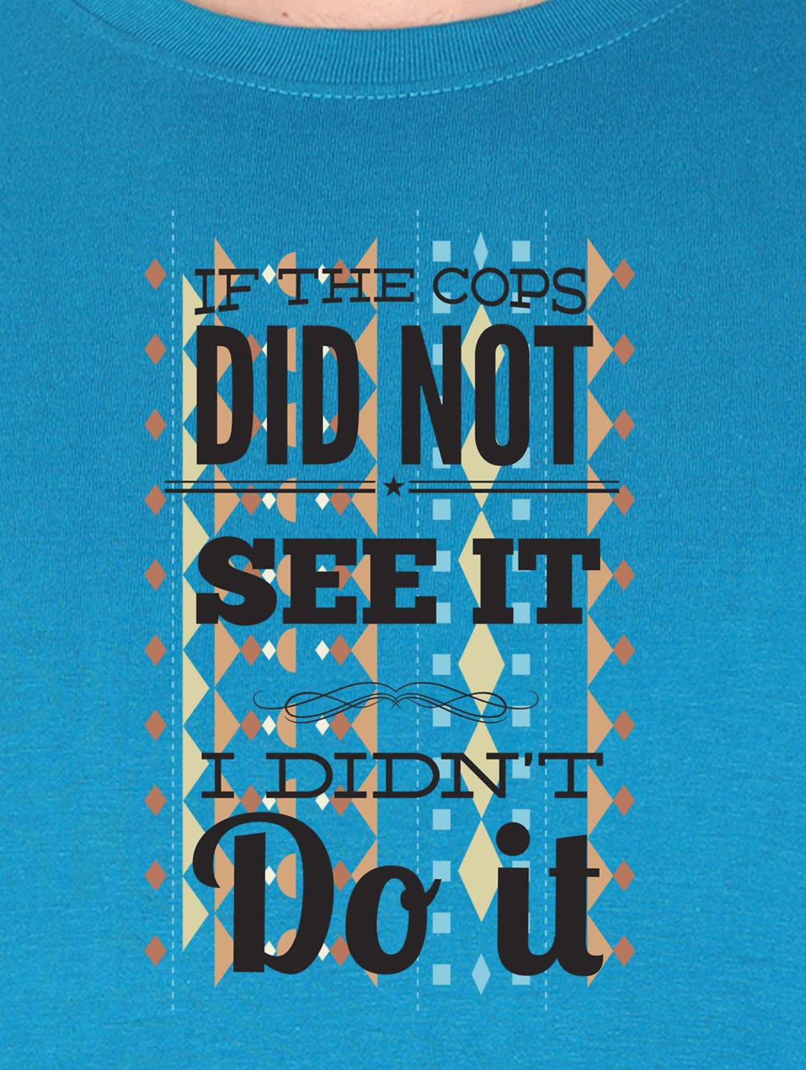 blue printed t-shirt - 17891092 -  Standard Image - 2