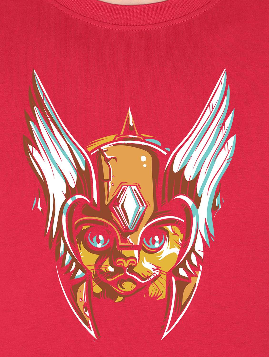 red front print t-shirt - 17891256 -  Standard Image - 2