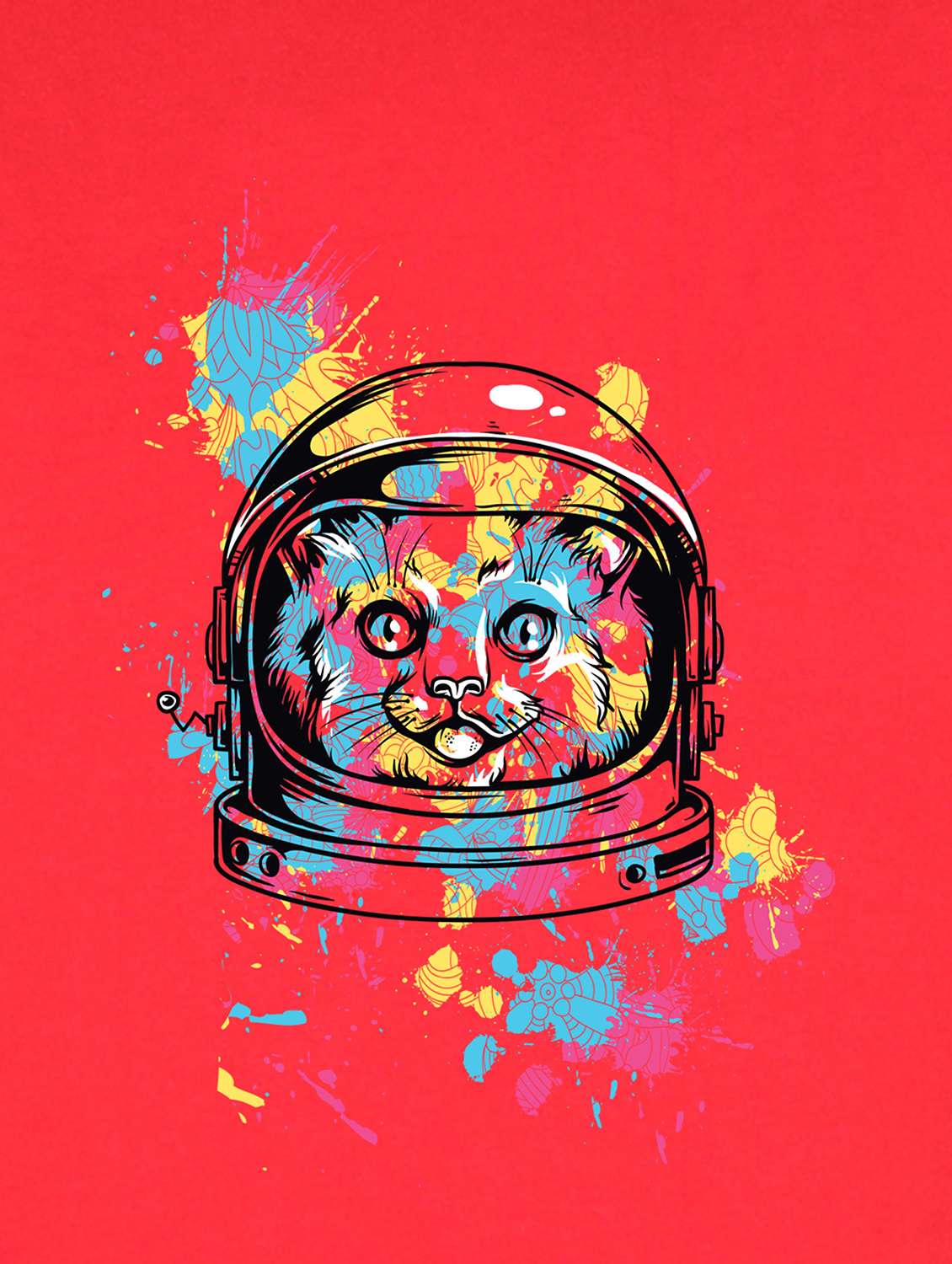 red front print t-shirt - 17891332 -  Standard Image - 2