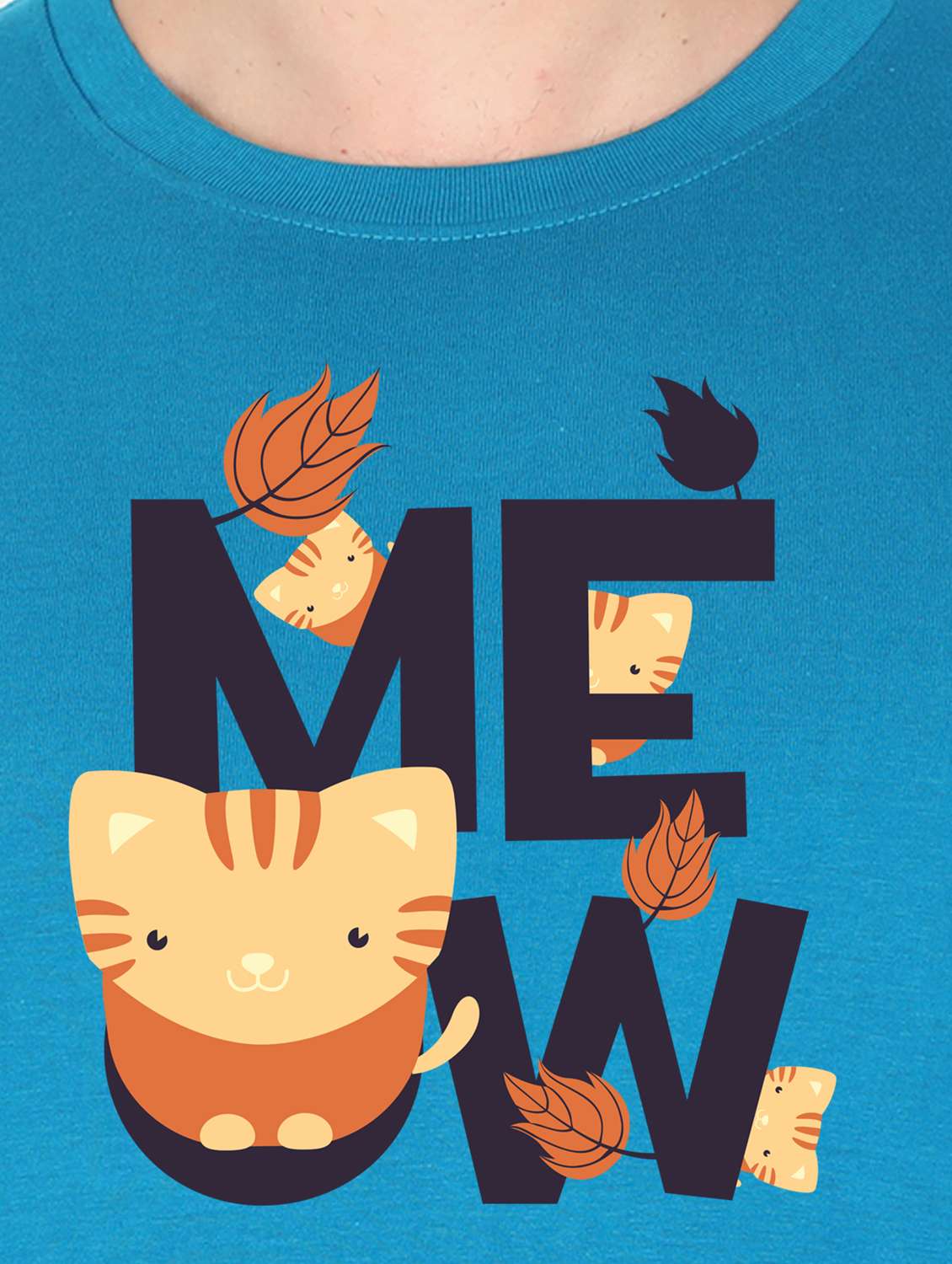 blue printed t-shirt - 17891476 -  Standard Image - 2