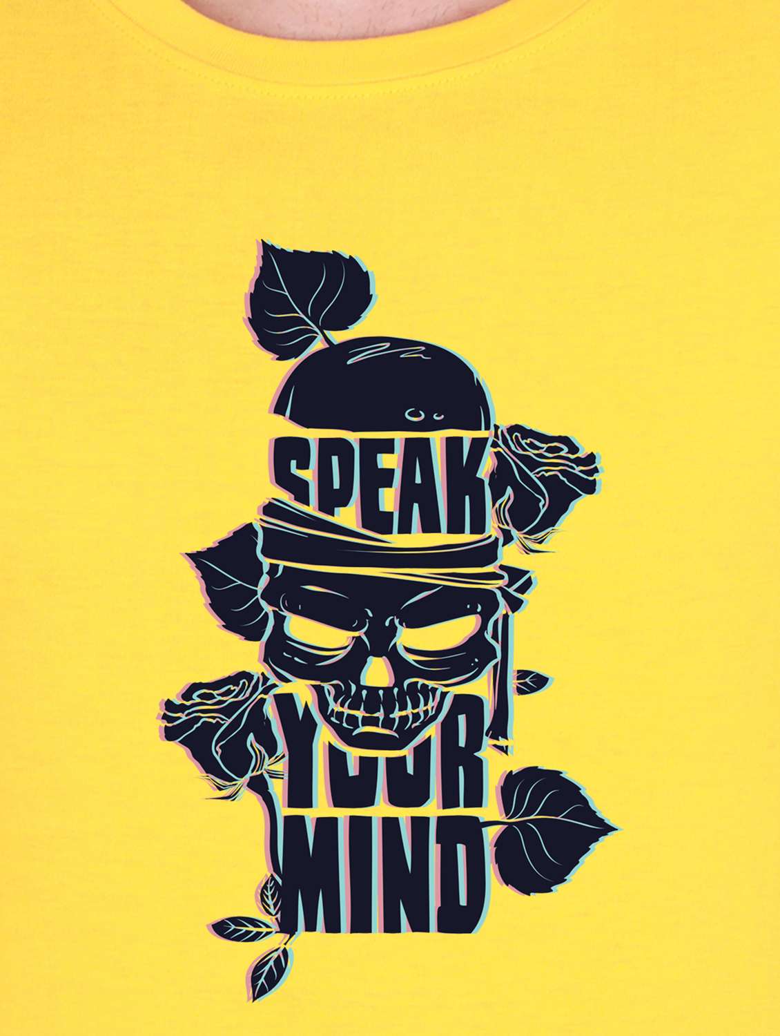 yellow printed t-shirt - 17891834 -  Standard Image - 2