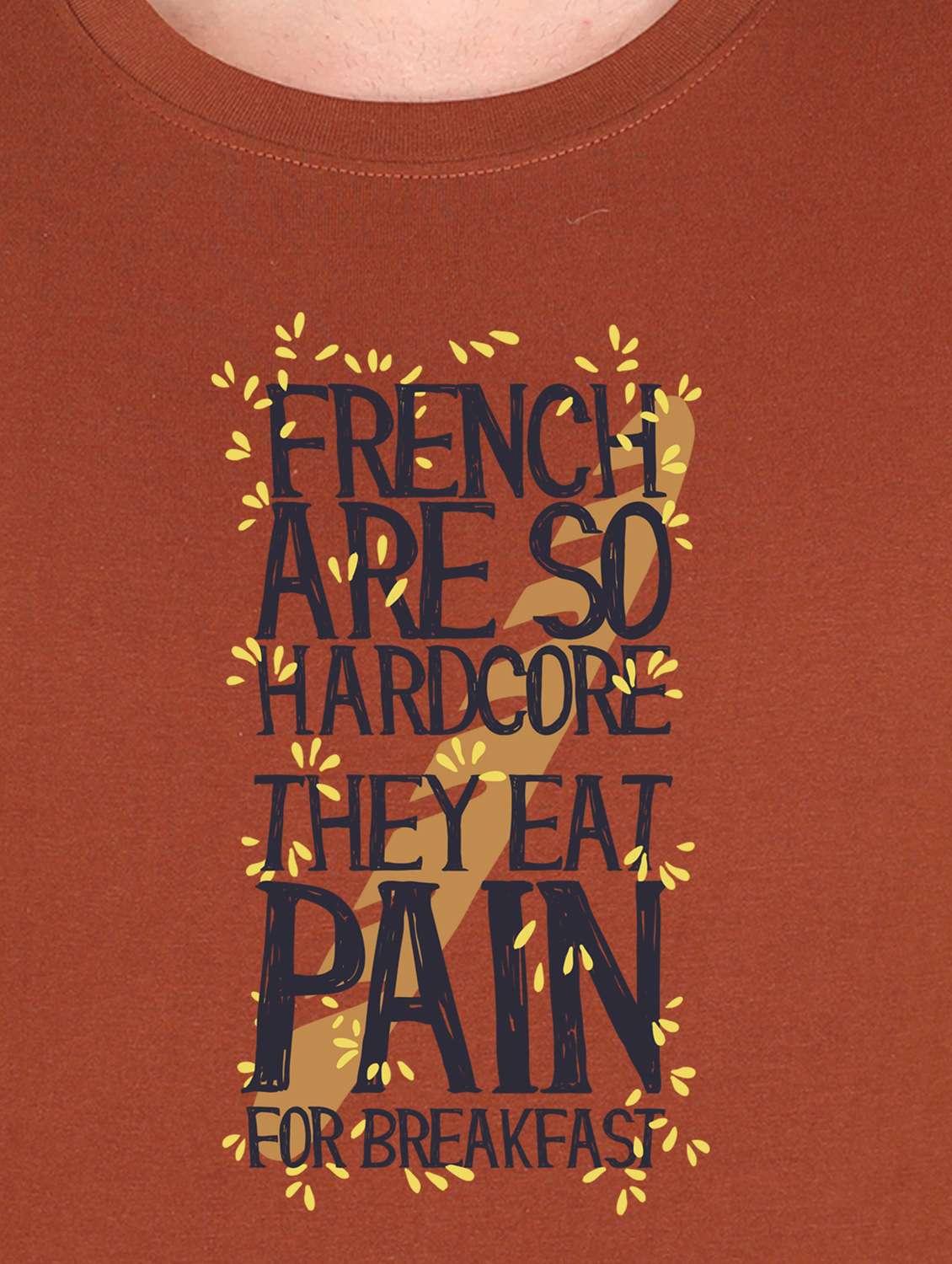 brown printed t-shirt - 17891855 -  Standard Image - 2