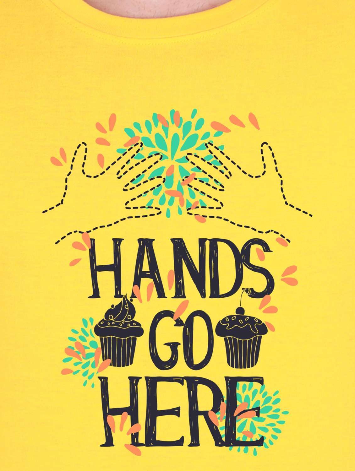 yellow printed t-shirt - 17891888 -  Standard Image - 2