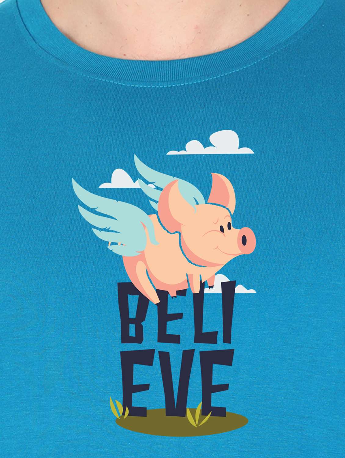 blue printed t-shirt - 17891902 -  Standard Image - 2