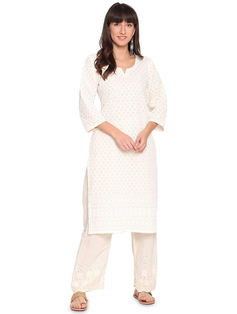 pastel straight kurta