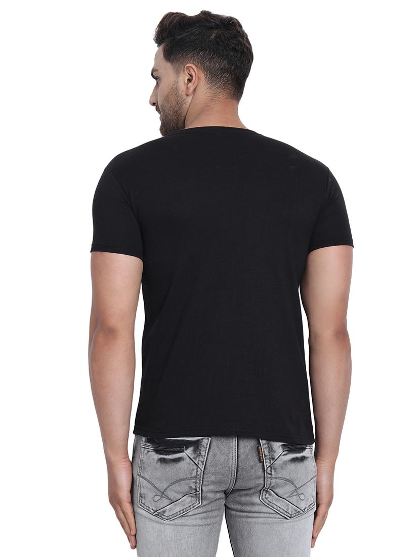 black solid t-shirt - 17896059 - Standard Image - 2