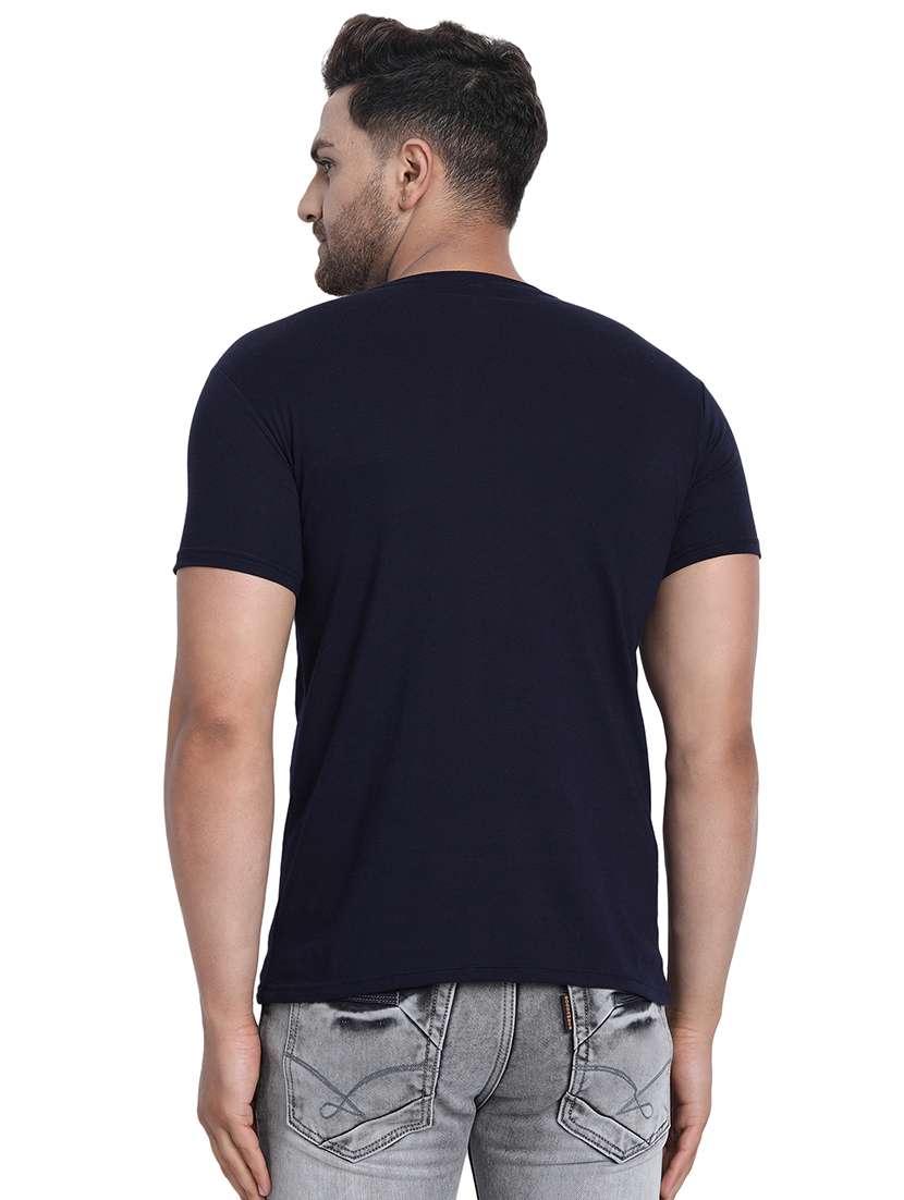navy blue solid t-shirt  - 17896060 -  Standard Image - 2