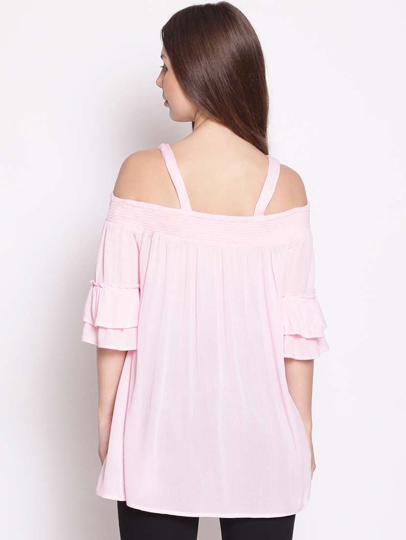 cold shoulder solid maternity wear top  - 17896836 -  Standard Image - 2