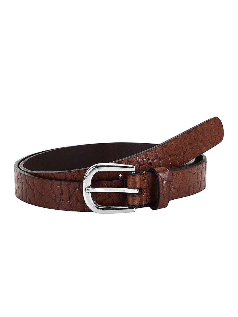 brown leather  belt