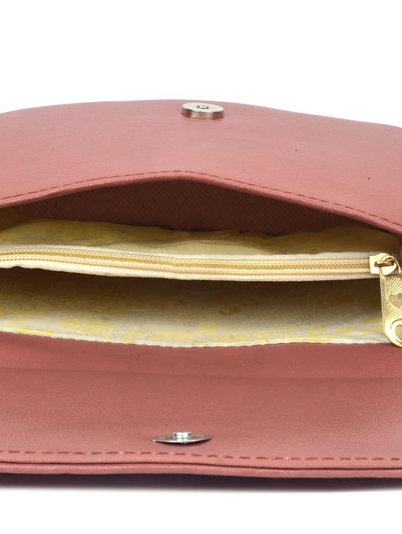 pink leatherette (pu) sling bag - 17900155 - Standard Image - 2