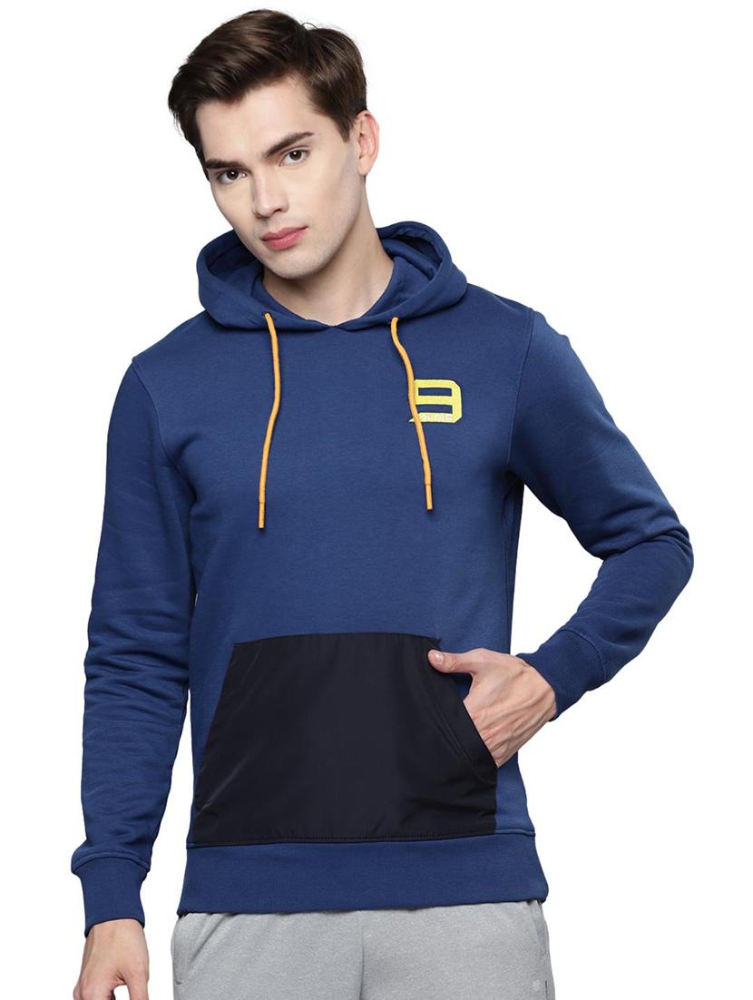 blue solid sweatshirt - 17901233 -  Zoom Image - 0