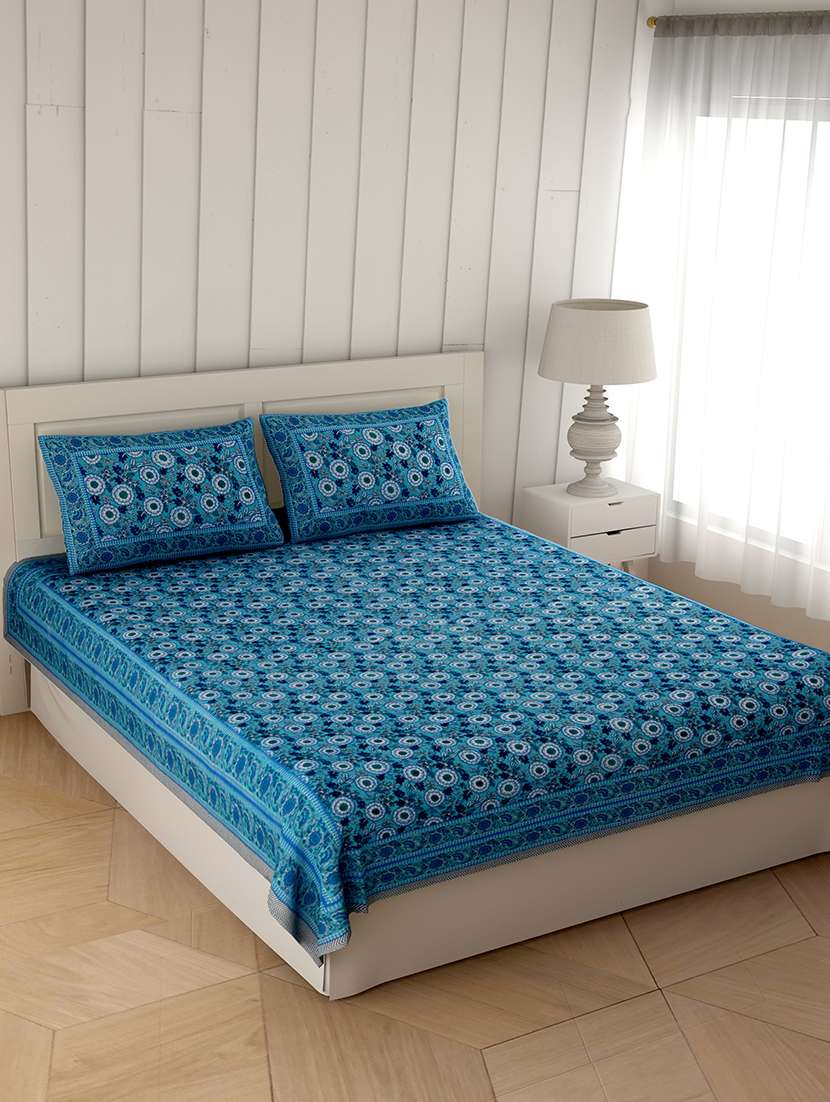 majestic motif double bedsheet
