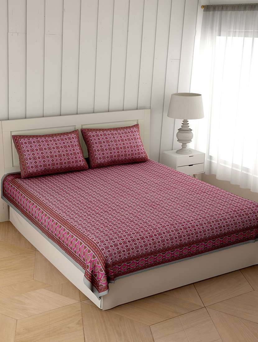dazzling geometry double bedsheet