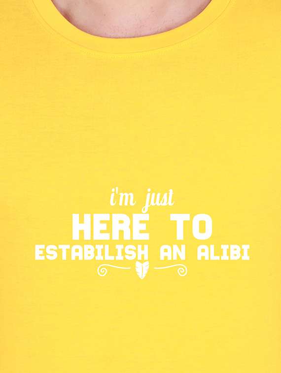 yellow printed t-shirt - 17901905 -  Standard Image - 2