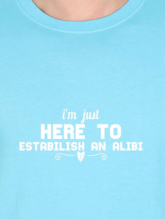 light blue printed t-shirt - 17901906 -  Standard Image - 2