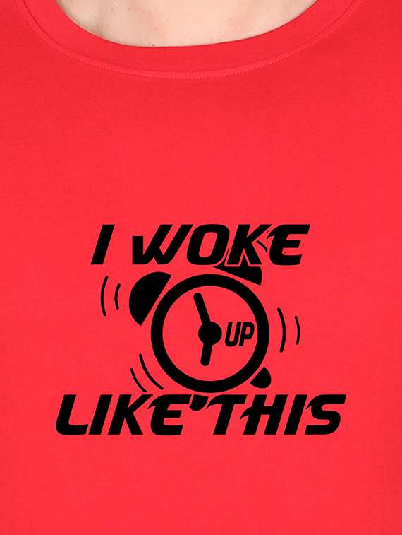 red printed t-shirt - 17901995 -  Standard Image - 2