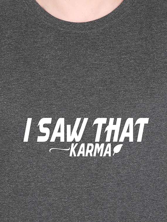 grey printed t-shirt - 17902016 - Standard Image - 2