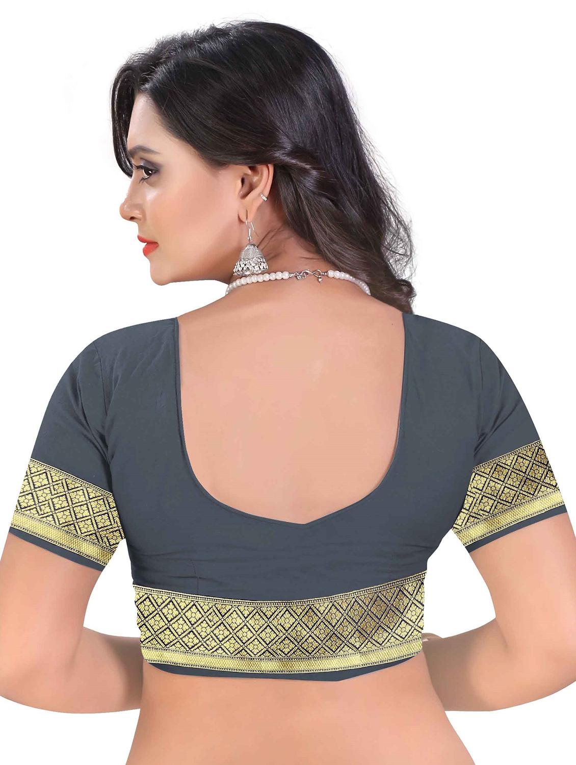 zari woven banarasi saree with blouse - 17902961 - Standard Image - 2