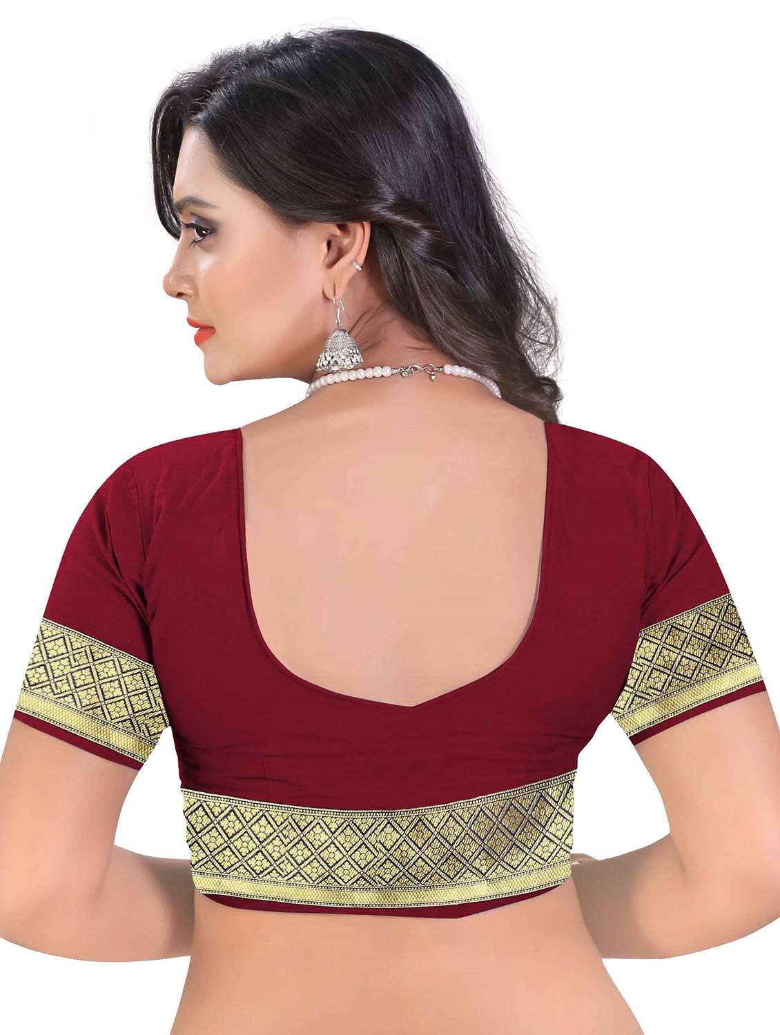 zari woven banarasi saree with blouse - 17902962 - Standard Image - 2