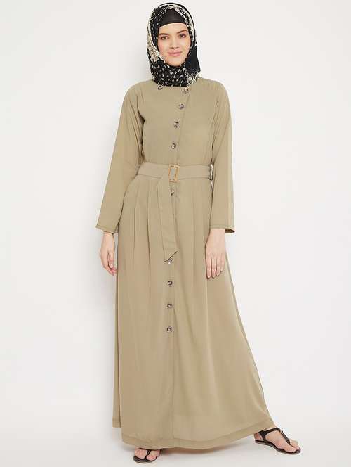 solid a-line cloaks & abaya - 17906752 -  Standard Image - 0