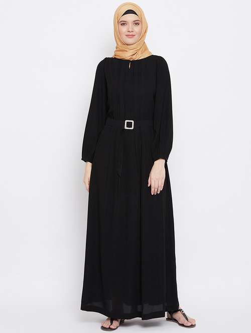 solid a-line cloaks & abaya - 17906765 -  Standard Image - 0